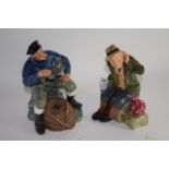 Pair of Royal Doulton figures of Old William and The Lobster Man (2)