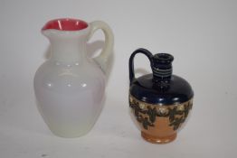 Early C20th Doulton miniature Jug (height approx 8cm) together with one other
