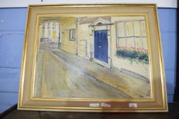 Oil on canvas, monogrammed CW, Kensington circa 1940, approx 45 x 60cm