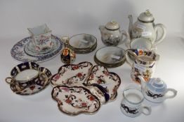 Quantity of Oriental and European ceramics including a Japanese eggshell porcelain tea set decorated