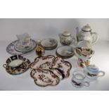 Quantity of Oriental and European ceramics including a Japanese eggshell porcelain tea set decorated