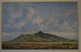 Gladman, signed lower right, dated 67, oil on board, rocky landscape, possibly African, approx 37