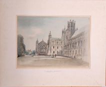 AR Arthur Edward Davies, RBA, RCA (1893-1988), The Lady Chapel, Ely Cathedral, 31 x 44cm