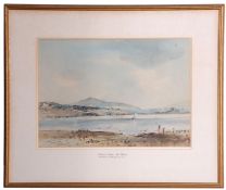 AR Arthur Edward Davies, RBA, RCA (1893-1988), "Bala Lake, North Wales", pencil and watercolour,