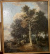 After Joseph Paul, Oil on canvas, Woodland Landscape