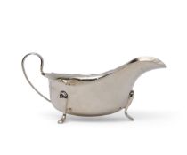 Small cream/sauce boat, Birmingham 1936, Reid & Sons, weight 90g