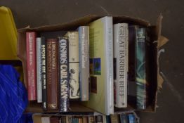 BOX OF MIXED BOOKS - READERS DIGEST BOOK OF THE GREAT BARRIER REEF, THE ATLAS OF THE LIVING WORLD