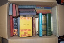 BOX OF MIXED BOOKS - THE PASTON LETTERS, CEREMONIAL COSTUME, WUTHERING HEIGHTS ETC