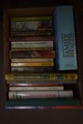 BOX OF MIXED BOOKS - THE DEVIL'S LAUGHTER, TRAVELLER FROM TOKYO, THE RICH ARE DIFFERENT ETC