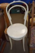 20TH CENTURY OVERPAINTED SINGLE BENTWOOD CHAIR