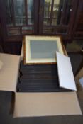 BOX CONTAINING 20 MATCHING PICTURE FRAMES