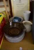 MAINLY KITCHEN CERAMICS, VARIOUS BOWLS, PLATES ETC