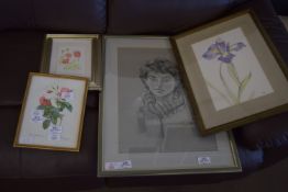 MAINLY FRAMED FLORAL PRINTS