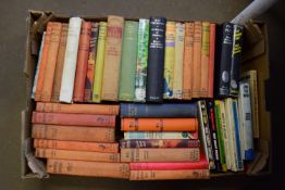 BOX OF MIXED BOOKS - THE SIX IRON SPIDERS, PUNCH WITH CARE, THE WALL ETC