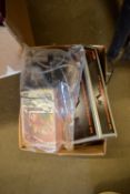 BOX CONTAINING TELEPHONE, LEADS, BOXED CORDLESS SCREWDRIVER KIT ETC