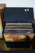 CASE OF VINTAGE RECORDS TO INCLUDE DOLLY PARTON, GEORGE JONES, JOHNNY CASH ETC