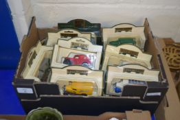 BOX CONTAINING CARS FROM DAYS GONE BY SERIES