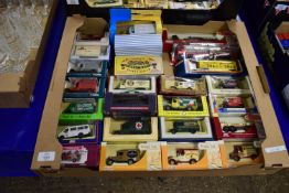BOX CONTAINING MODEL CARS FROM DAYS GONE BY COLLECTION