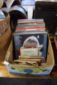 BOX CONTAINING MAINLY LPS, POP MUSIC, OLIVIA NEWTON-JOHN ETC