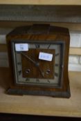 MID-20TH CENTURY CLOCK IN SQUARE WOODEN FRAME