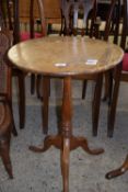 SMALL CIRCULAR PEDESTAL TABLE, APPROX 51CM DIAM