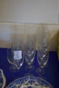 WINE GLASSES hand blown Polish lead crystal by Krosno Glass