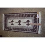 SMALL RUG, APPROX 124 X 58CM