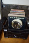 BOX OF LPS, POP MUSIC, ROLLING STONES, THIN LIZZY, FOREIGNER ETC