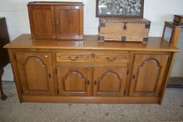 GOOD QUALITY REPRODUCTION SIDEBOARD, LENGTH APPROX 205CM