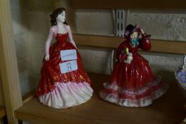 TWO ROYAL DOULTON FIGURES, SPECIAL OCCASION AND CHRISTMAS TIME
