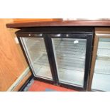 LEC undercounter drinks fridge, width 90cm x 90cm high