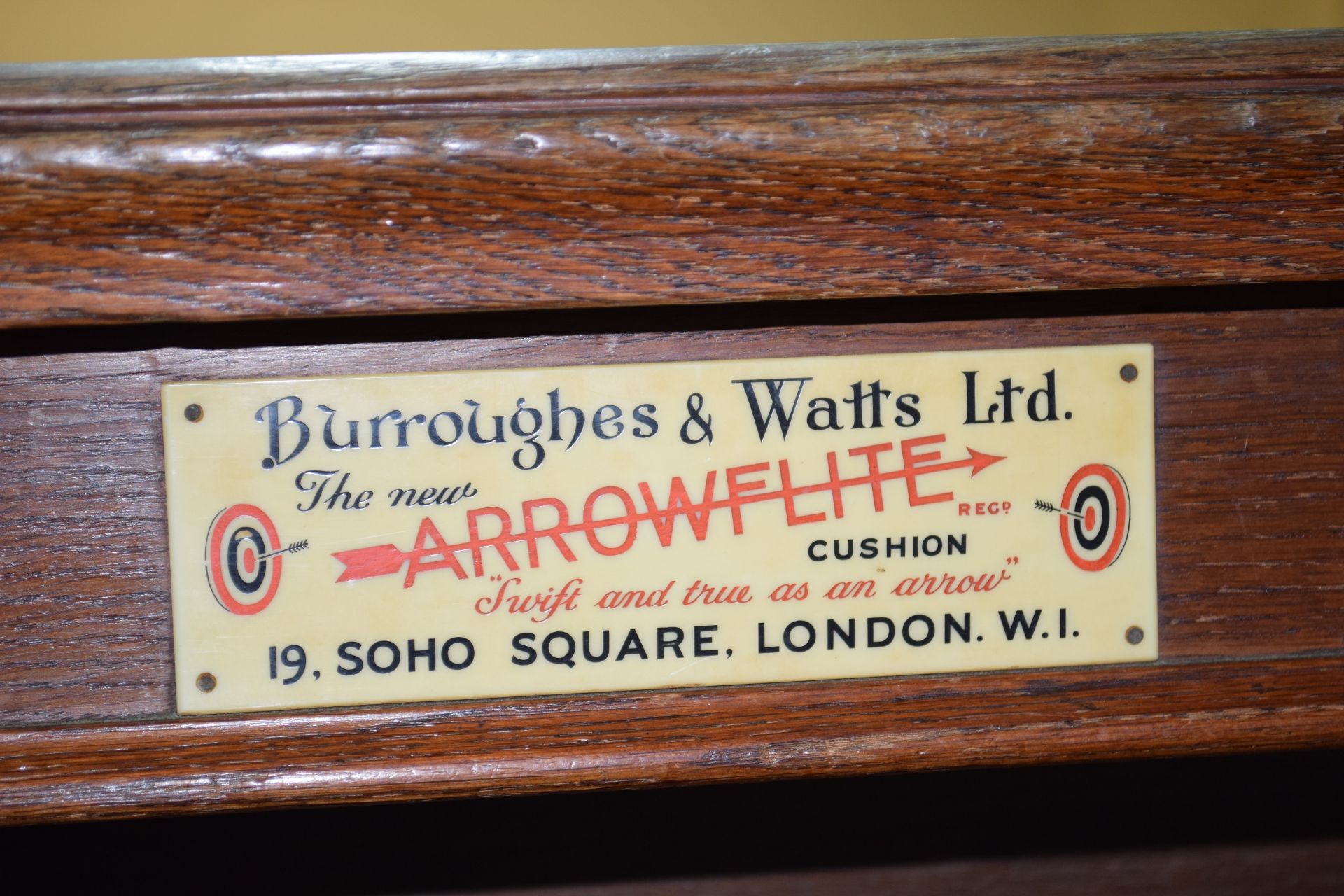 Full size Burroughs & Watts competition snooker table - Image 3 of 4