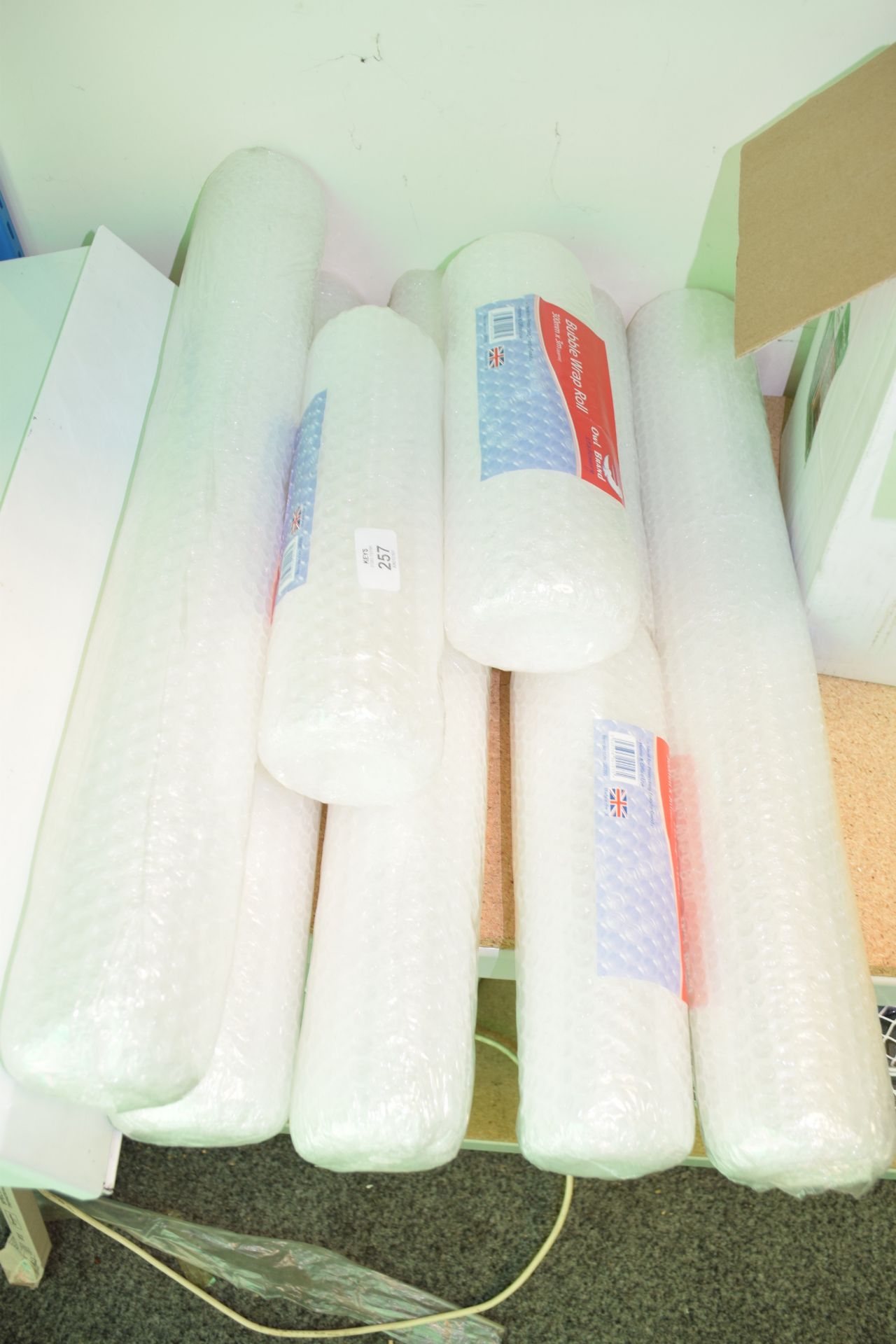 Quantity of bubble wrap