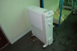 Oil filled electric radiator