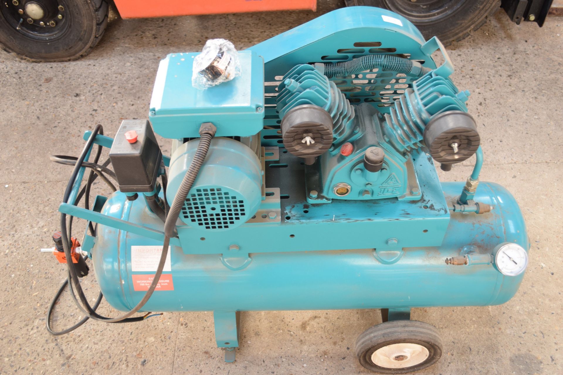 Compressor single phase twin air compressor