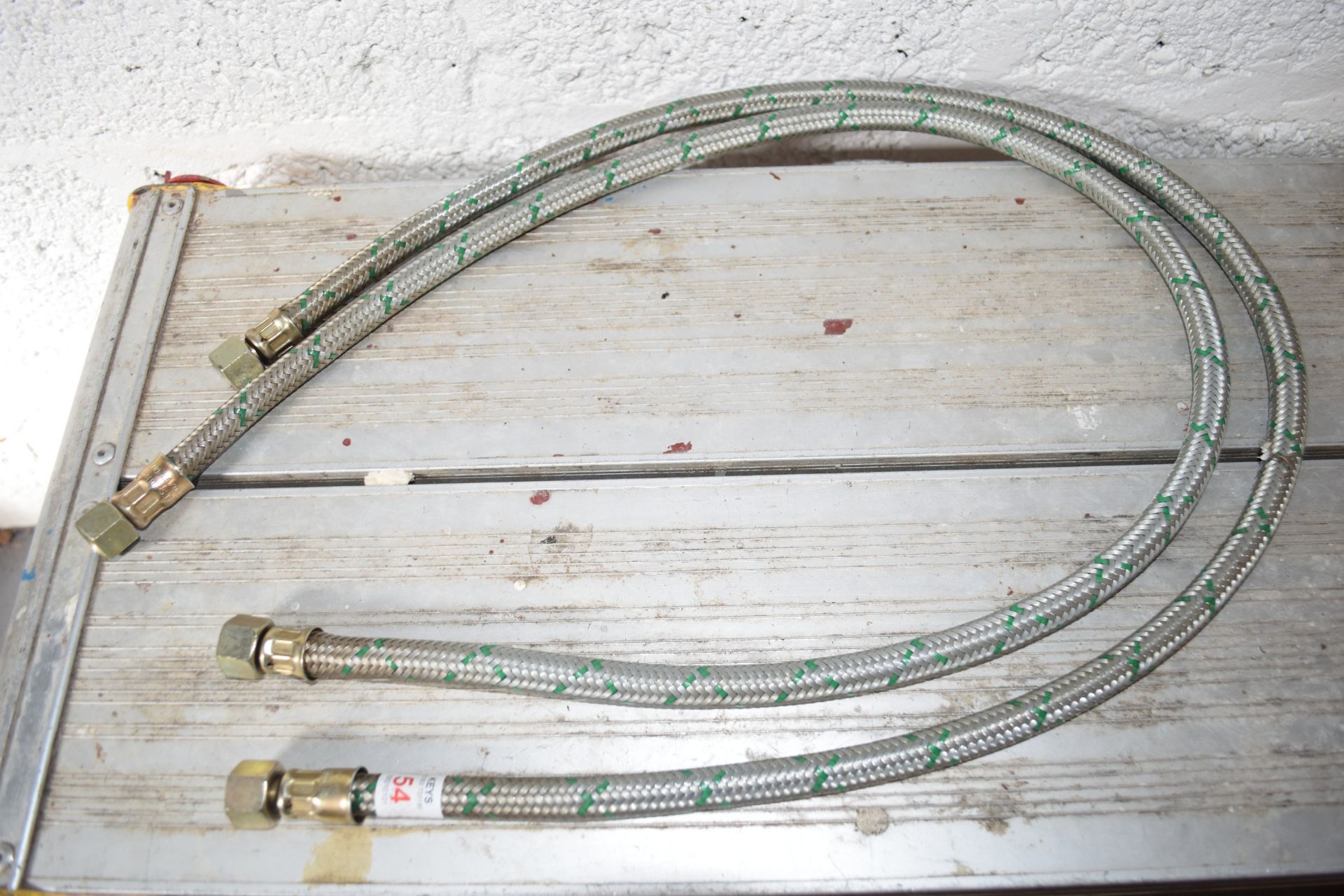 3/8 inch oil hose x 2