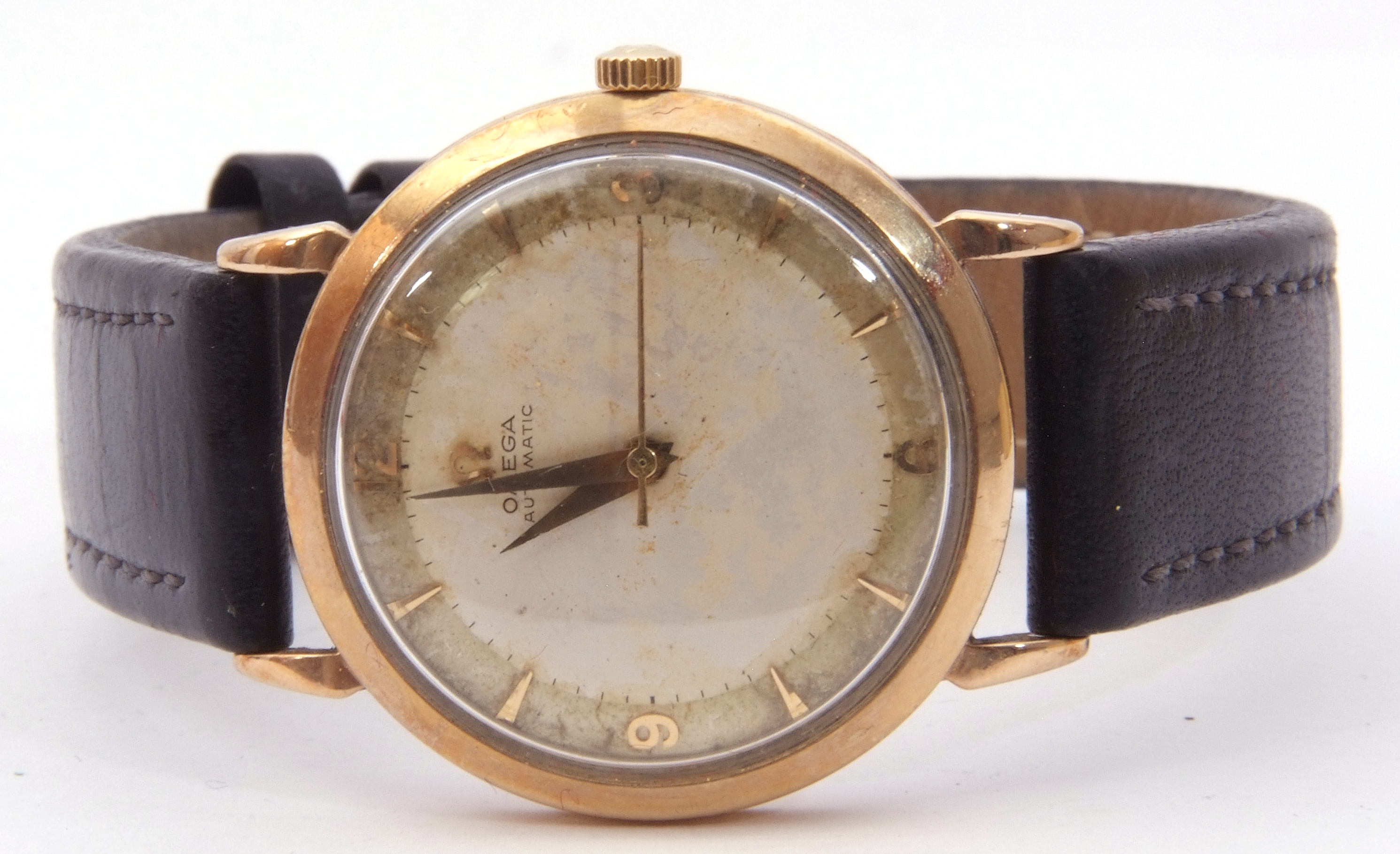 Third quarter of the 20th century gents Omega 9ct gold cased automatic movement wrist watch, with - Image 4 of 14