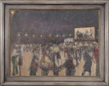 AR Dick Lee (1923-2001), Jazz Festival, oil on canvas, signed lower right, 54 x 73cm