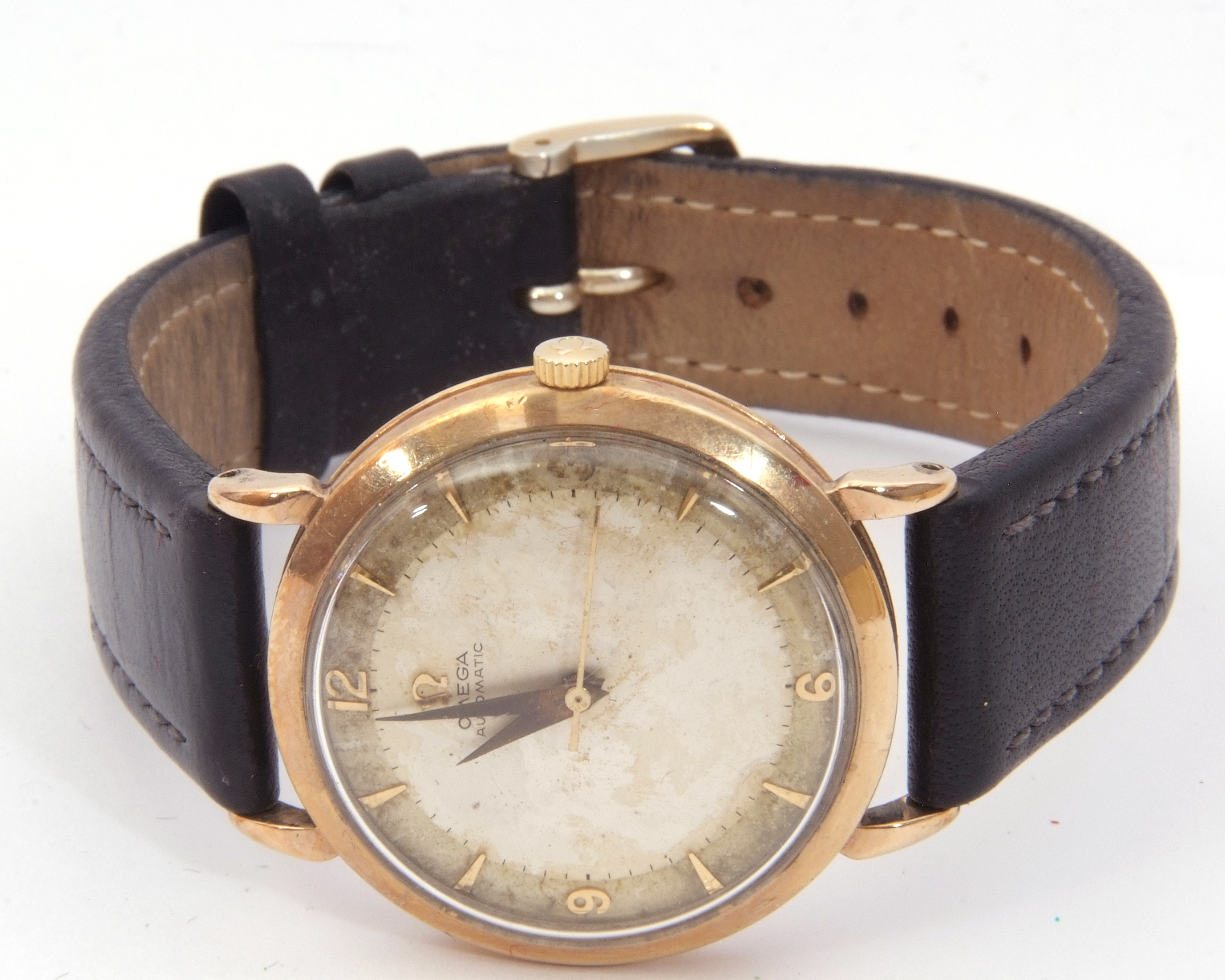 Third quarter of the 20th century gents Omega 9ct gold cased automatic movement wrist watch, with - Image 6 of 14