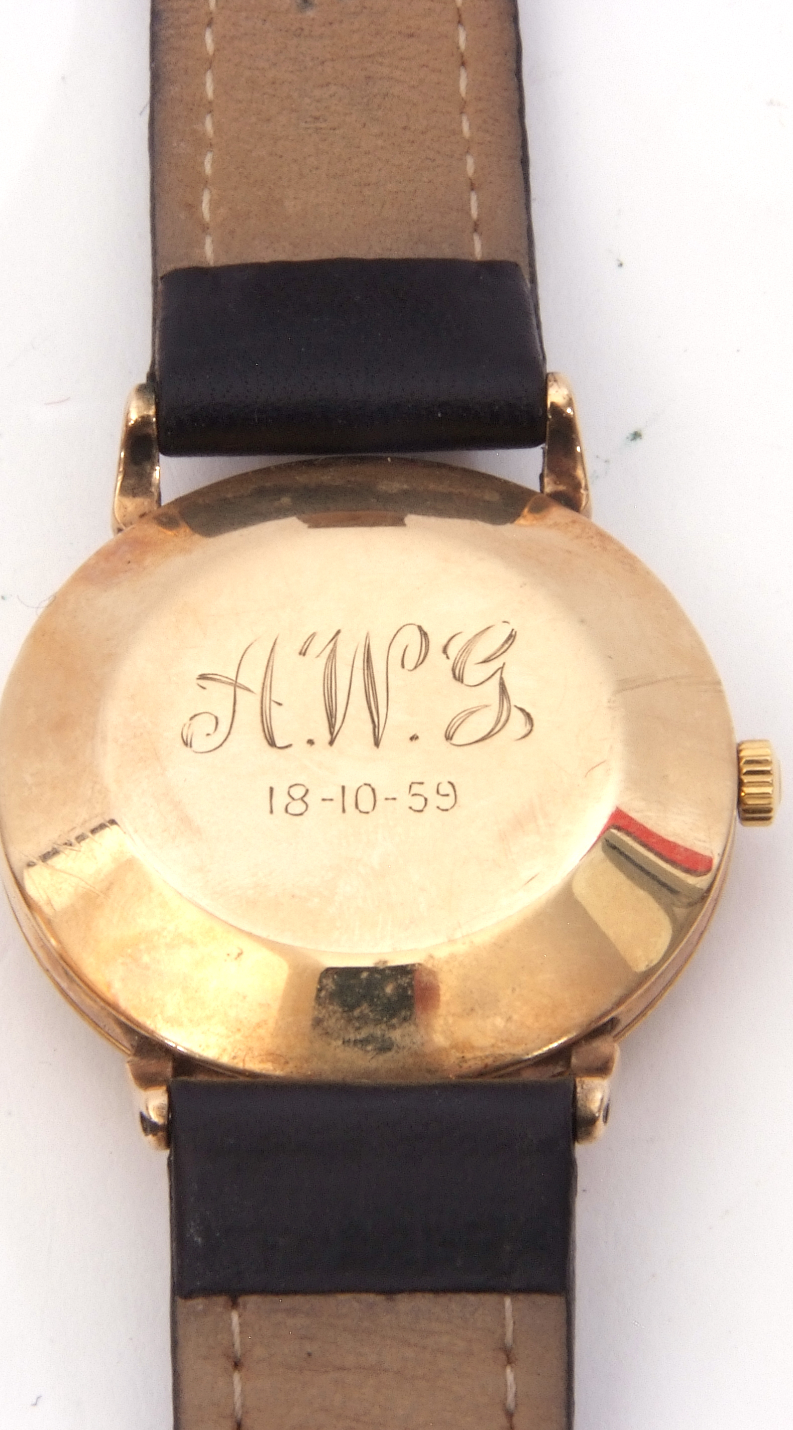 Third quarter of the 20th century gents Omega 9ct gold cased automatic movement wrist watch, with - Image 9 of 14