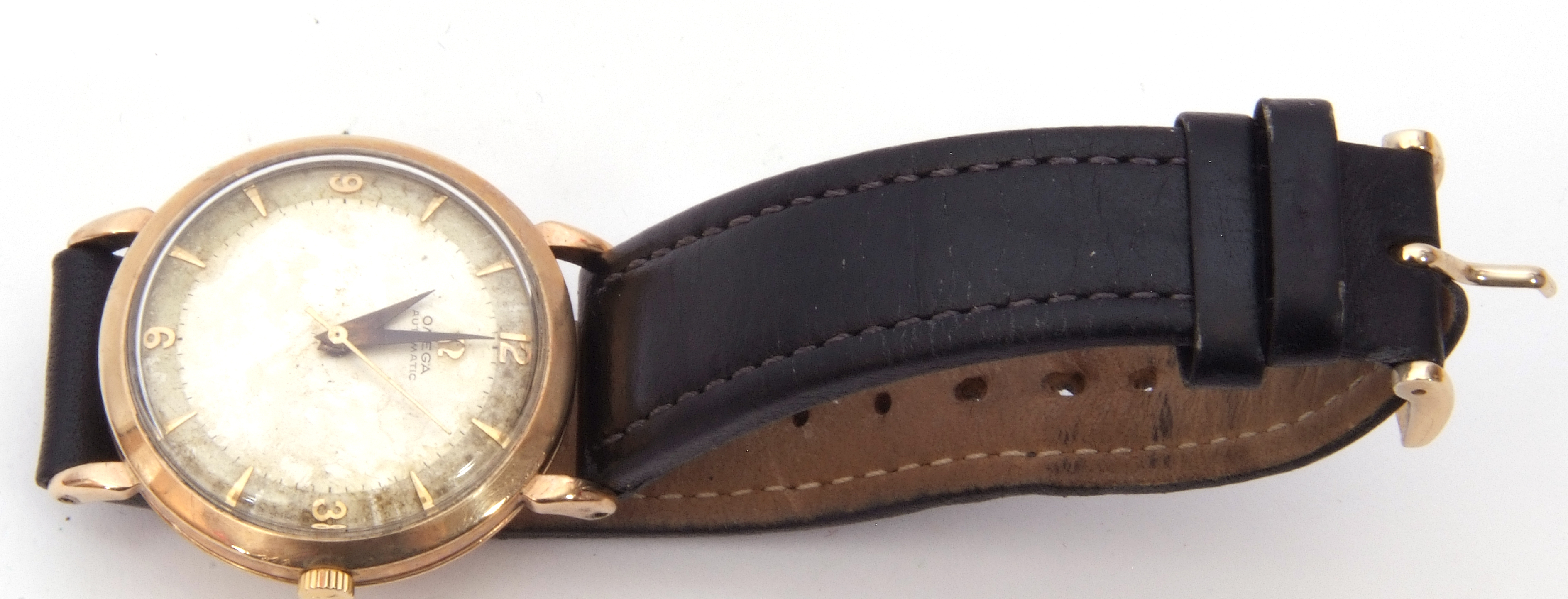 Third quarter of the 20th century gents Omega 9ct gold cased automatic movement wrist watch, with - Image 11 of 14