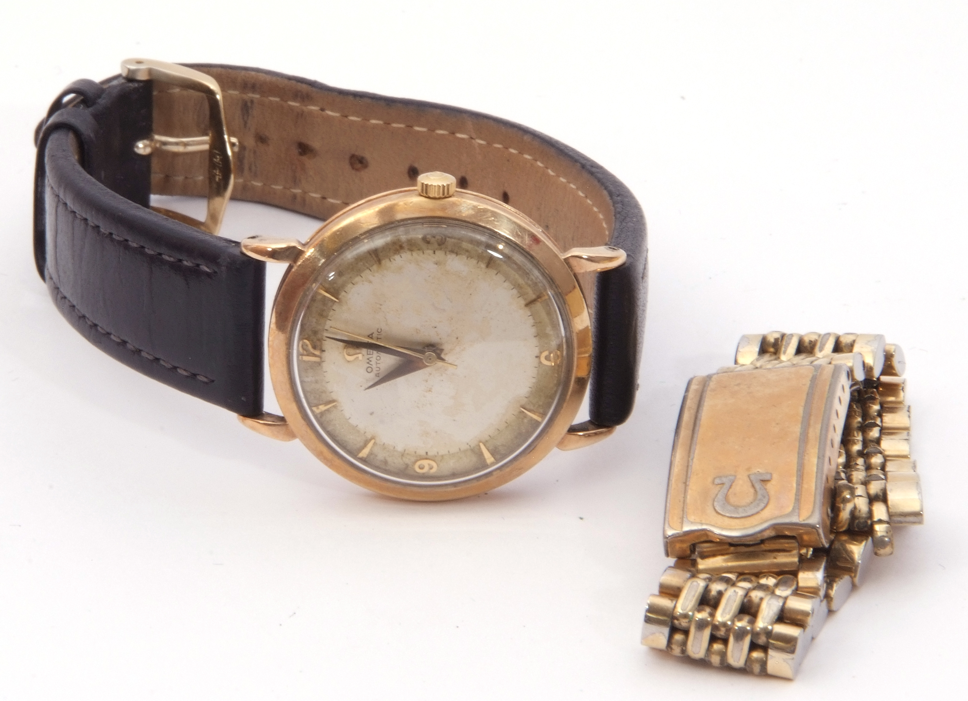 Third quarter of the 20th century gents Omega 9ct gold cased automatic movement wrist watch, with - Image 14 of 14