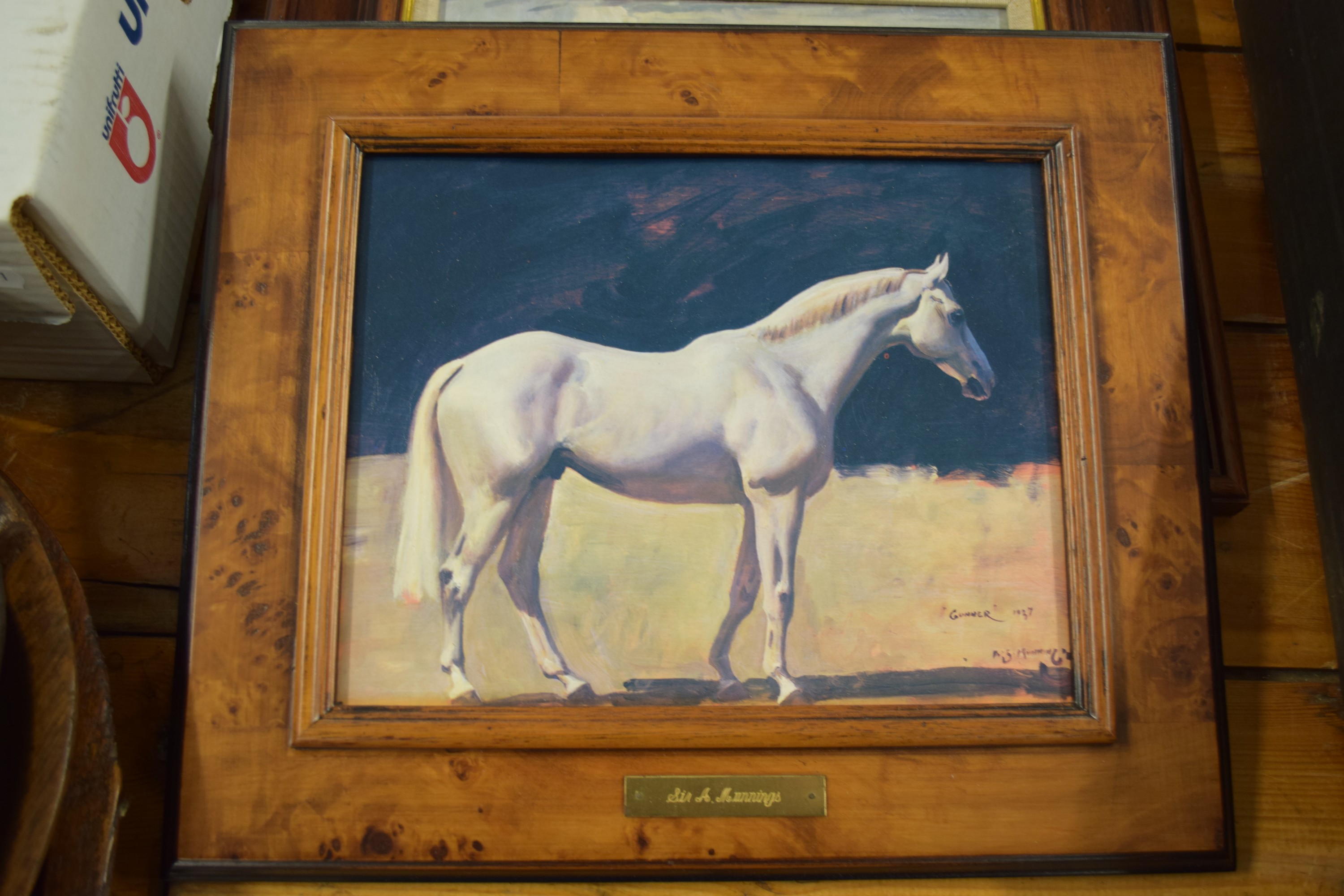 THREE FRAMED HORSE PRINTS AFTER MUNNINGS - Image 2 of 3