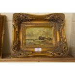REPRODUCTION MARINE PAINTING IN REPRODUCTION FRAME
