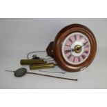 WALL CLOCK WITH PINK DIAL