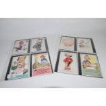 SMALL QUANTITY OF HUMOROUS POSTCARDS, MAINLY WITH FIGURES BY MABEL LUCIE ATTWELL