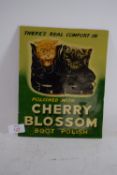 CARDBOARD POSTER FOR CHERRY BLOSSOM BOOT POLISH