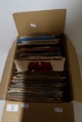 BOX CONTAINING 45RPM RECORDS, INCLUDING TWIST & SHOUT BY THE BEATLES, ETC