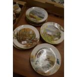 QUANTITY OF COLLECTORS PLATES BY ROYAL WORCESTER FROM THE COLOURS OF AUTUMN SERIES