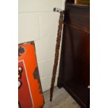 HORN HANDLED WALKING CANE